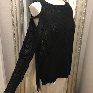 Vintage Crewneck Sweater w/ Arm Cutouts